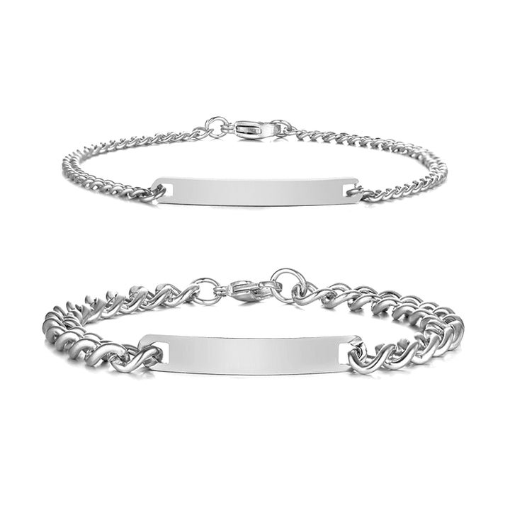 Partnerarmbänder mit Gravur