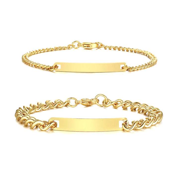 Partnerarmbänder mit Gravur