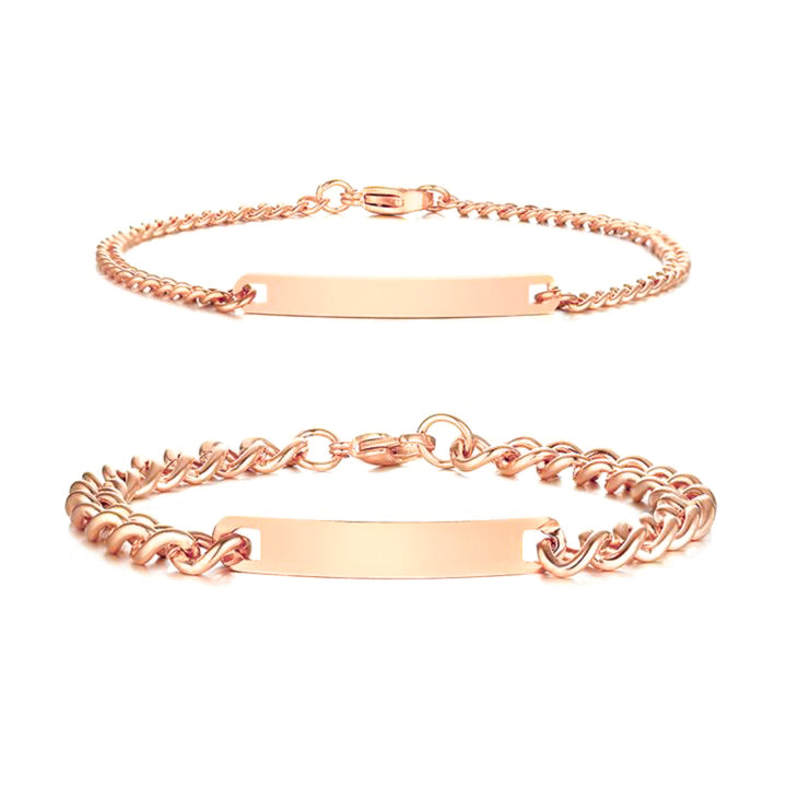 Partnerarmbänder mit Gravur
